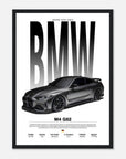 BMW M4 G82 Competition art for fashion - SKANDINAVER