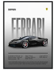 ferrari laferrari hypercar poster - SKANDINAVER