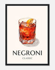 Negroni Klassisk art frame poster - SKANDINAVER