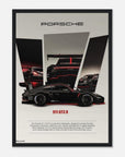 porsche 911 t3rs track redline framed art - SKANDINAVER
