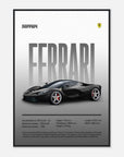 ferrari laferrari hypercar poster - SKANDINAVER