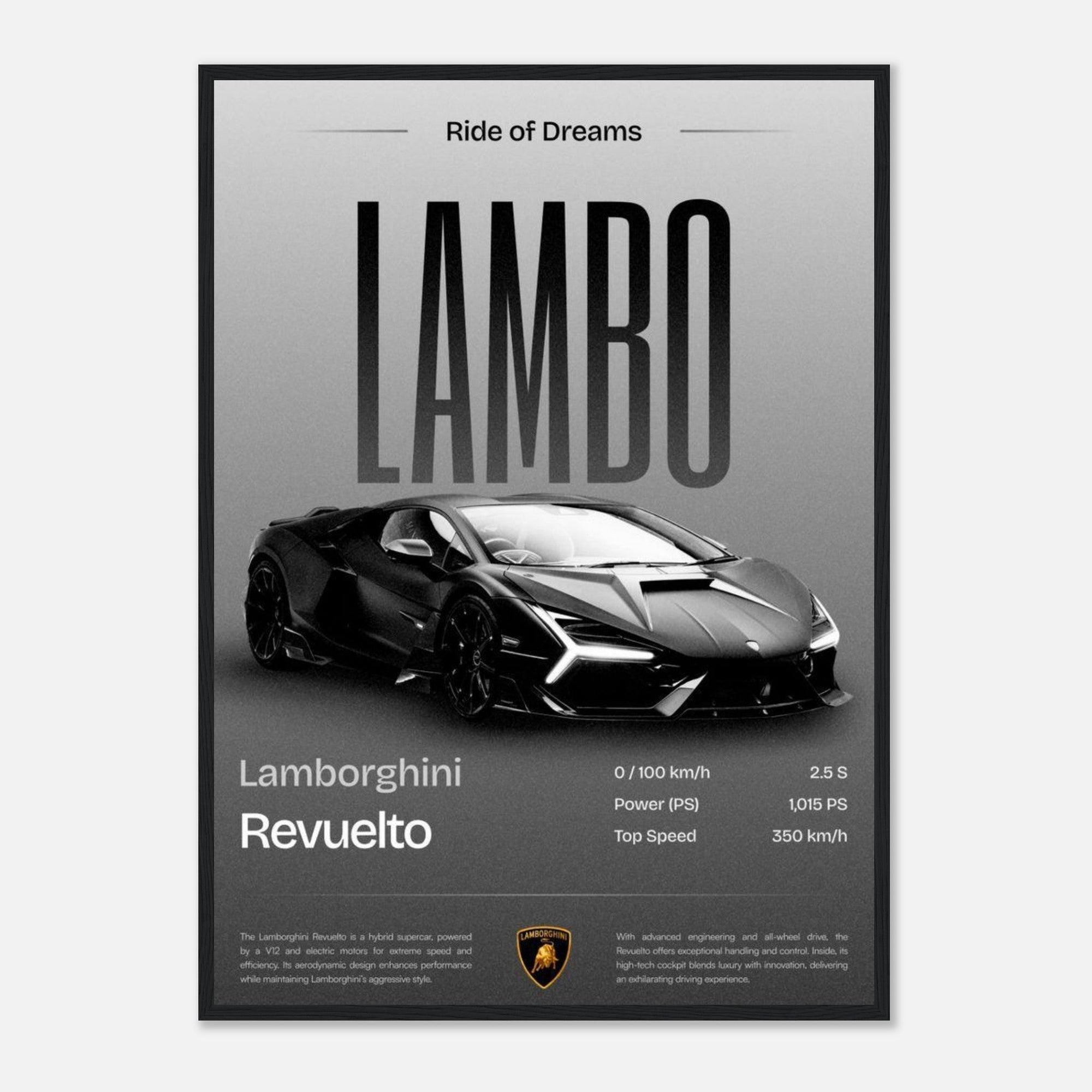 Lamborghini Revuelto art for fashion - SKANDINAVER