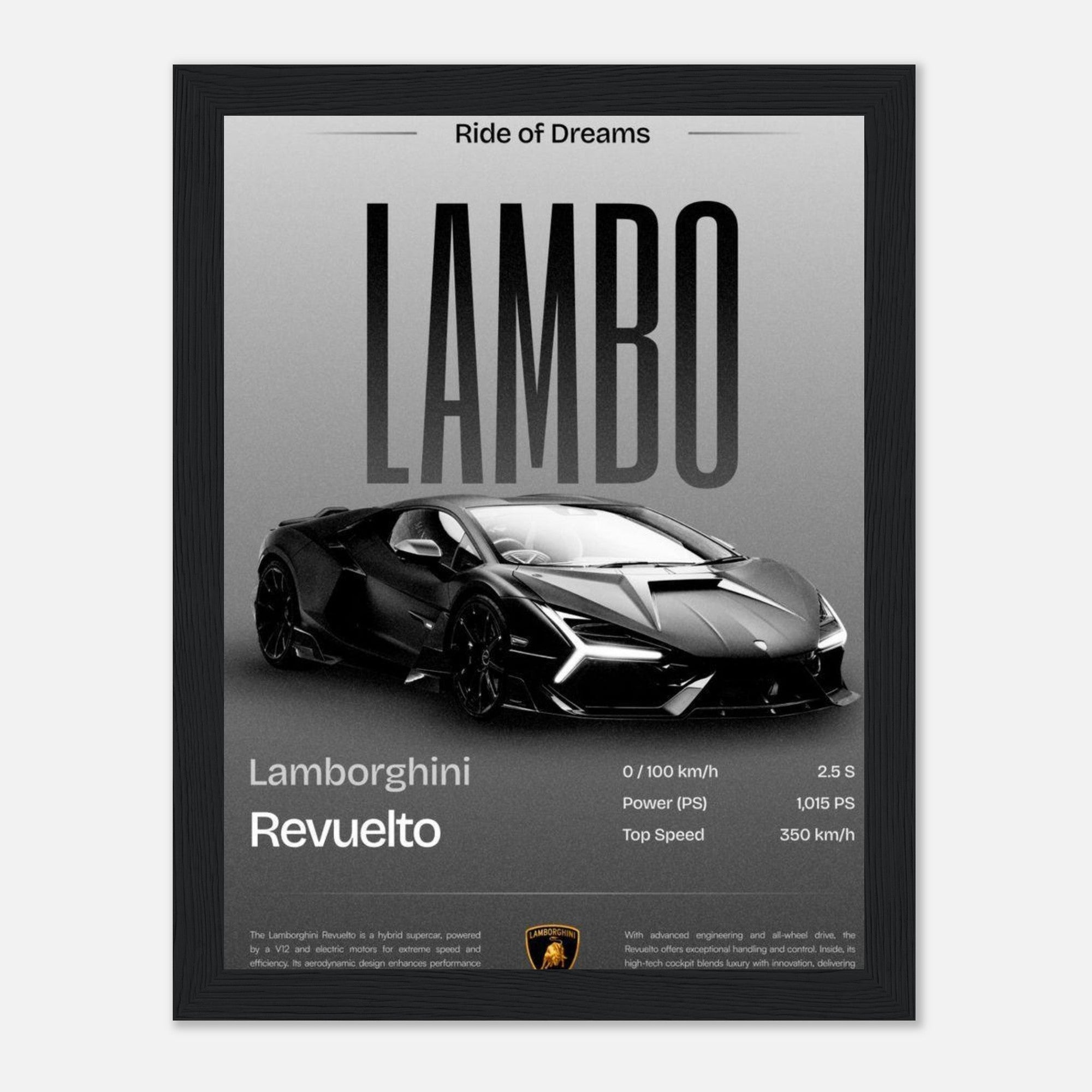 Lamborghini Revuelto art for fashion - SKANDINAVER