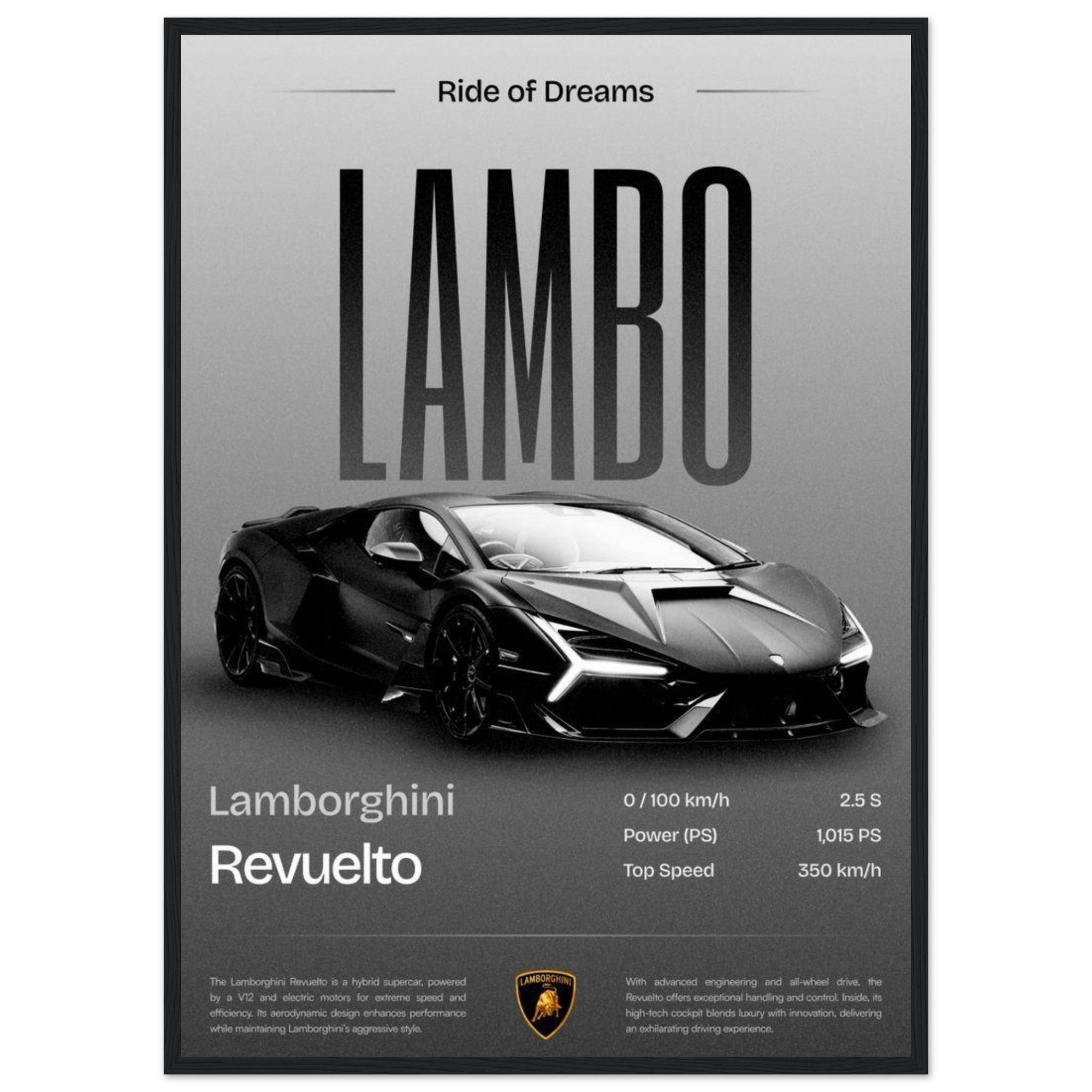 Lamborghini Revuelto art for fashion - SKANDINAVER