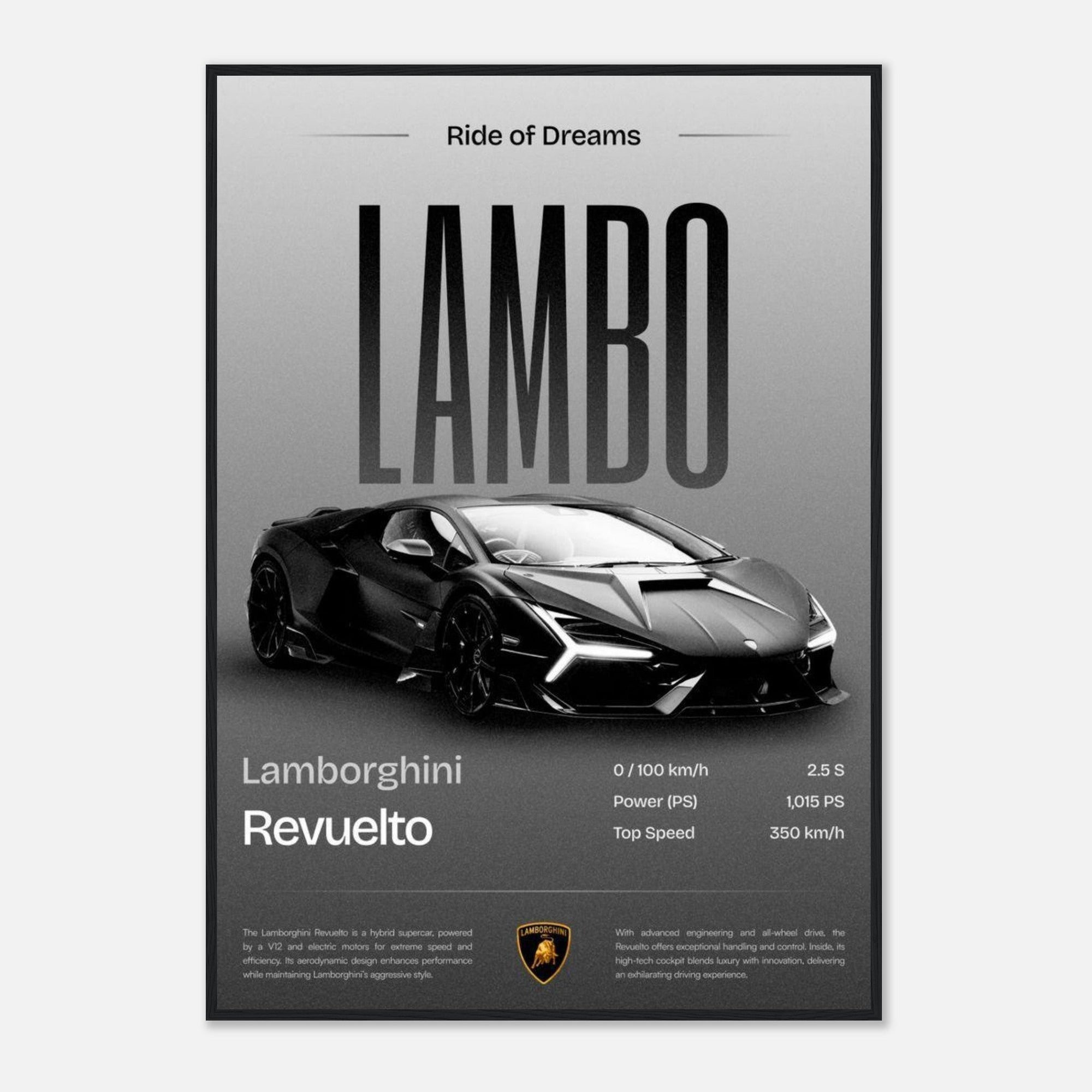 Lamborghini Revuelto art for fashion - SKANDINAVER