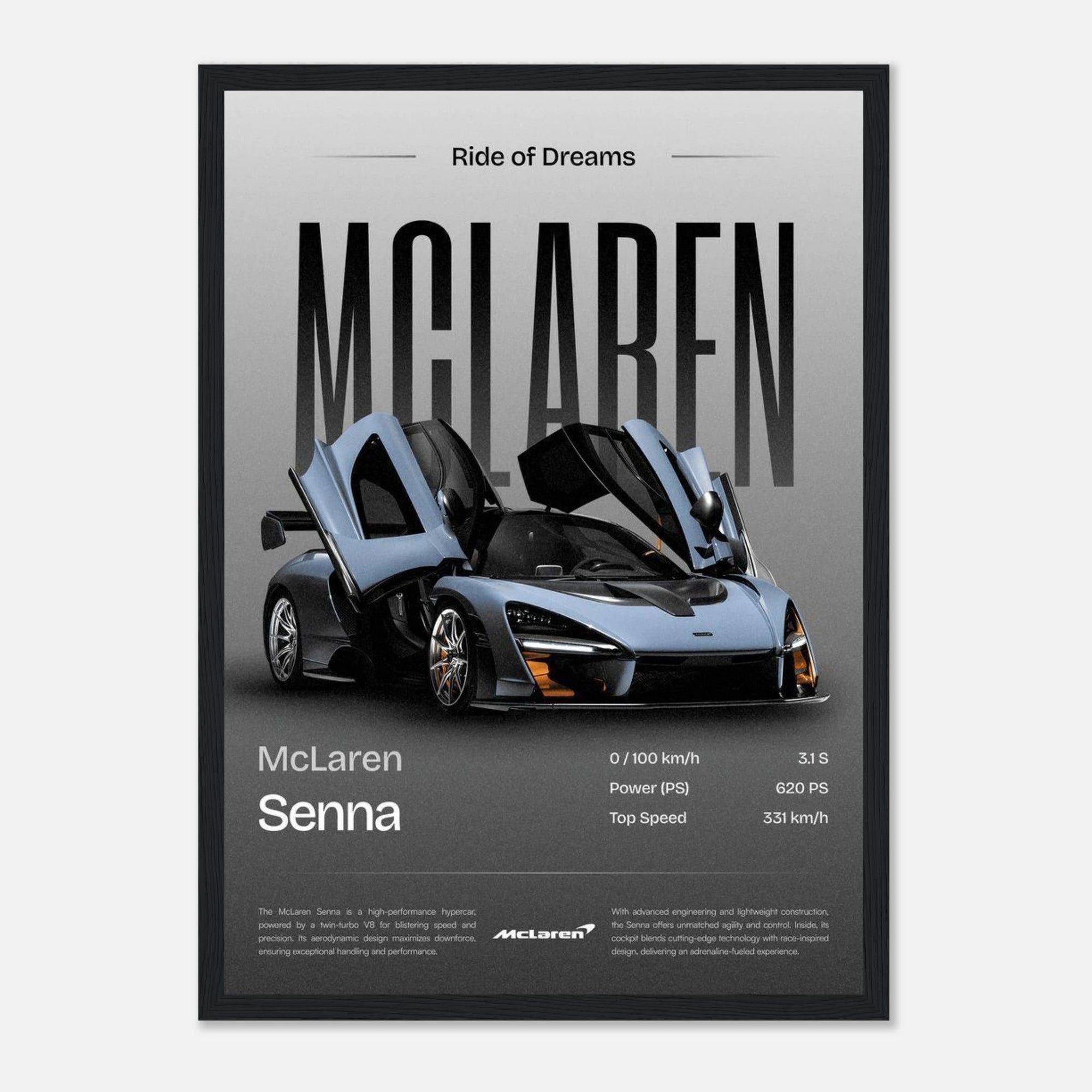 Mc Laren Senna art for fashion - SKANDINAVER
