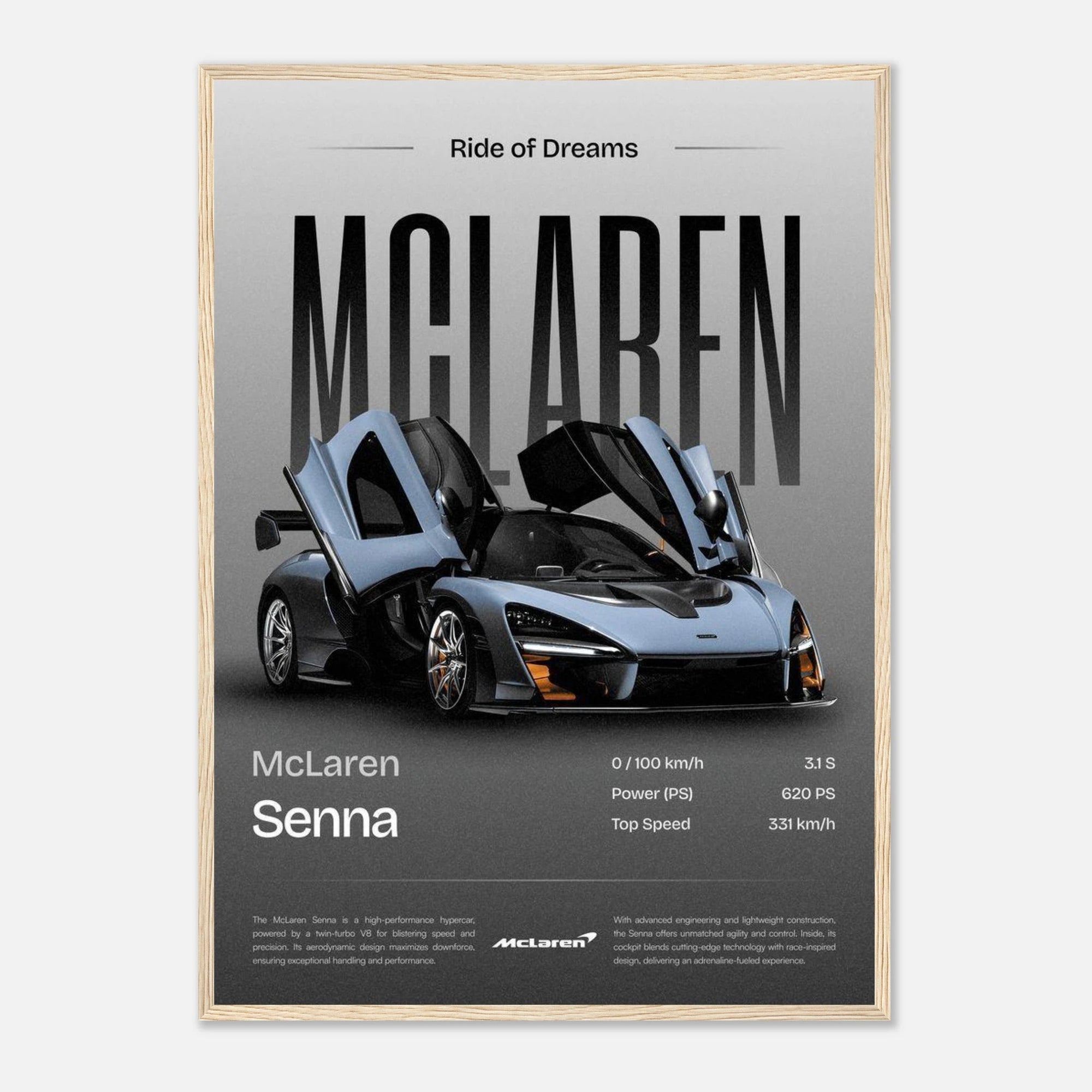 Mc Laren Senna art for fashion - SKANDINAVER