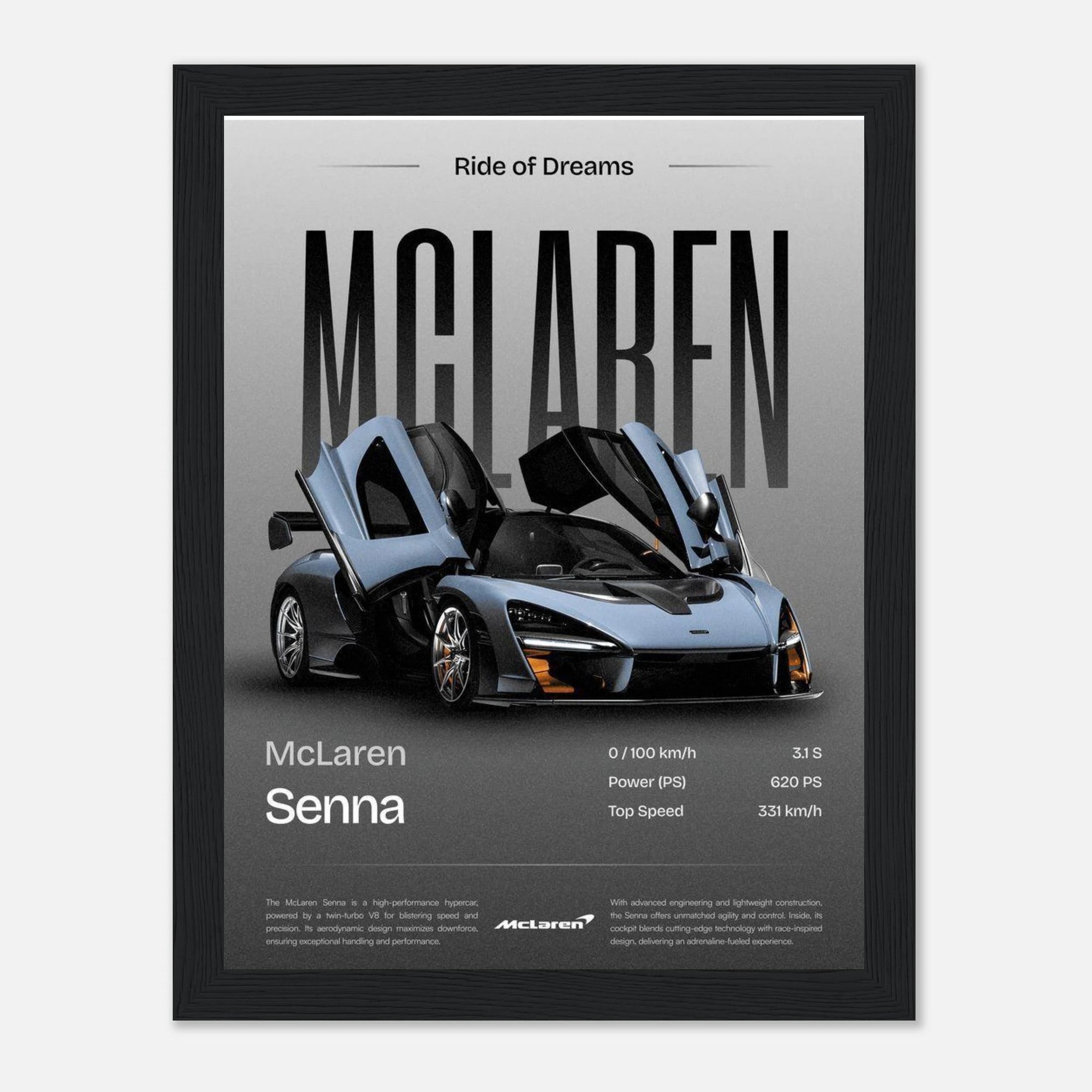 Mc Laren Senna art for fashion - SKANDINAVER