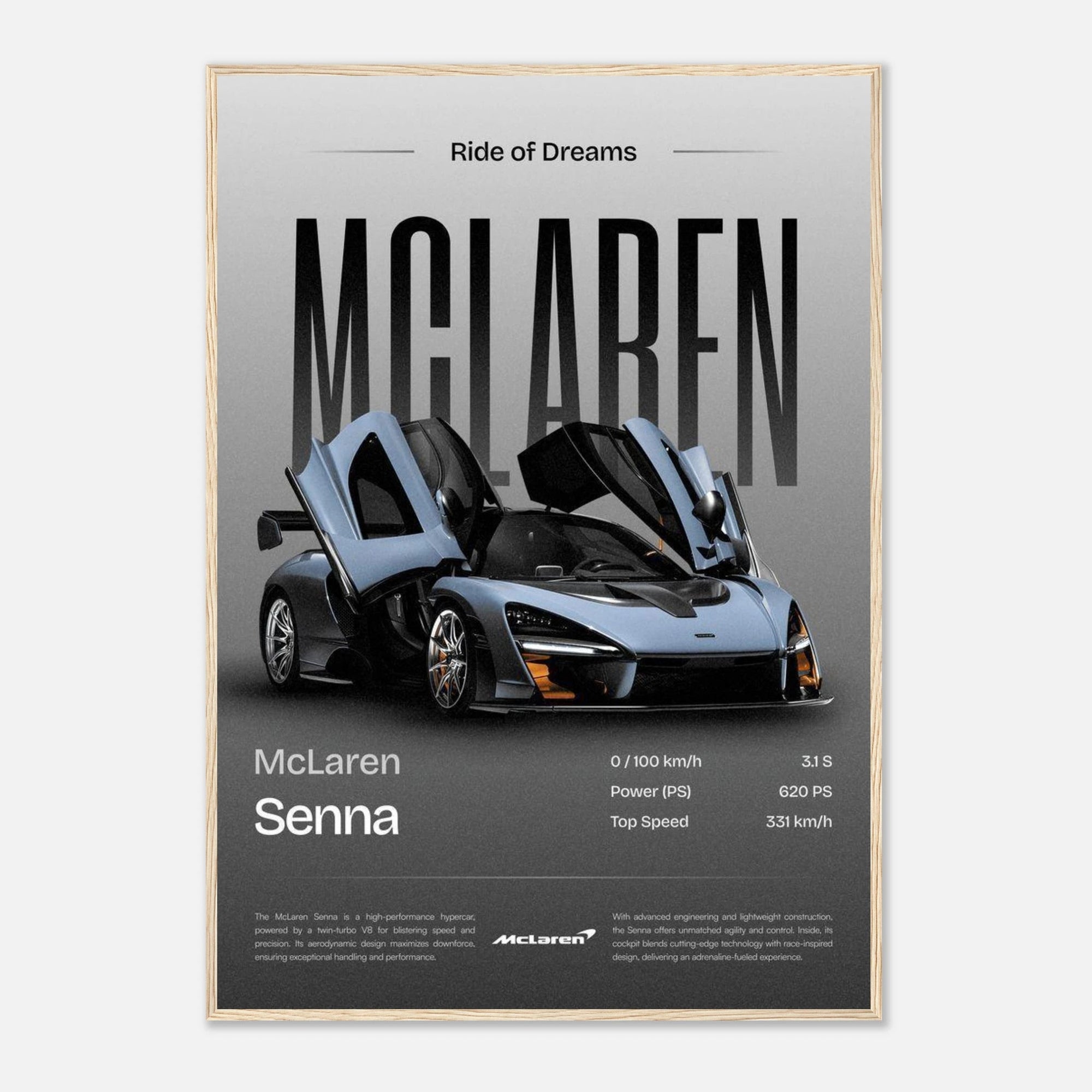 Mc Laren Senna art for fashion - SKANDINAVER