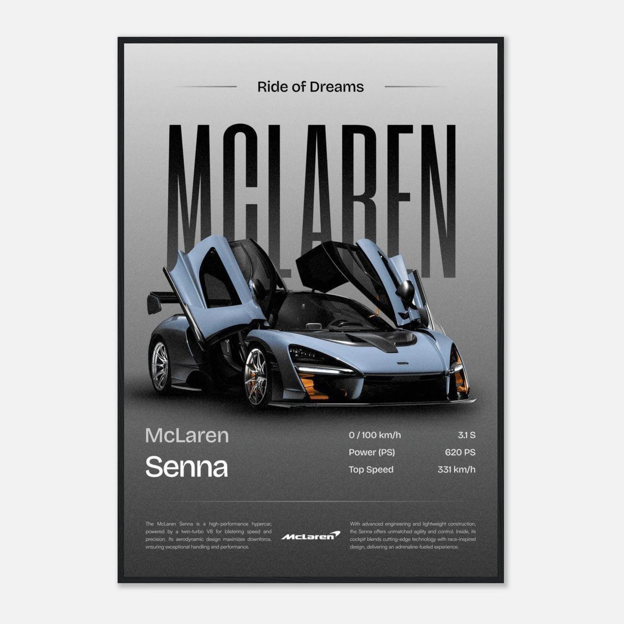 Mc Laren Senna art for fashion - SKANDINAVER