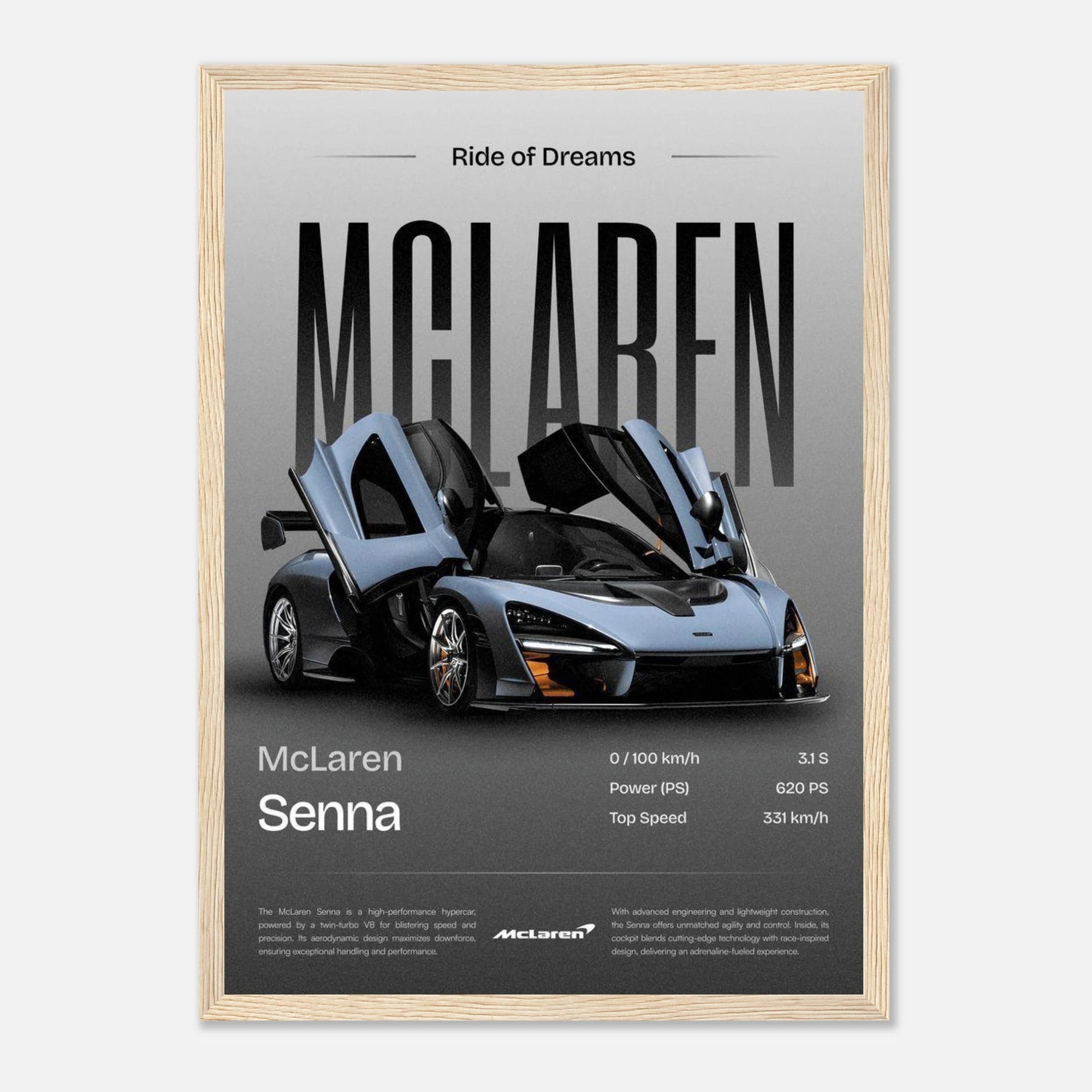 Mc Laren Senna art for fashion - SKANDINAVER
