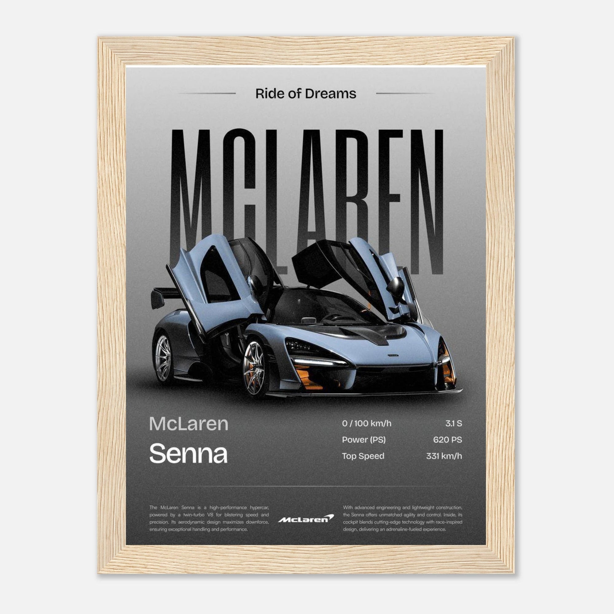 Mc Laren Senna art for fashion - SKANDINAVER