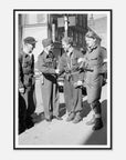 Motstandsfolk Møter britisk major mai 1945 - SKANDINAVER