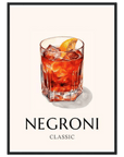 Negroni Klassisk art frame poster - SKANDINAVER