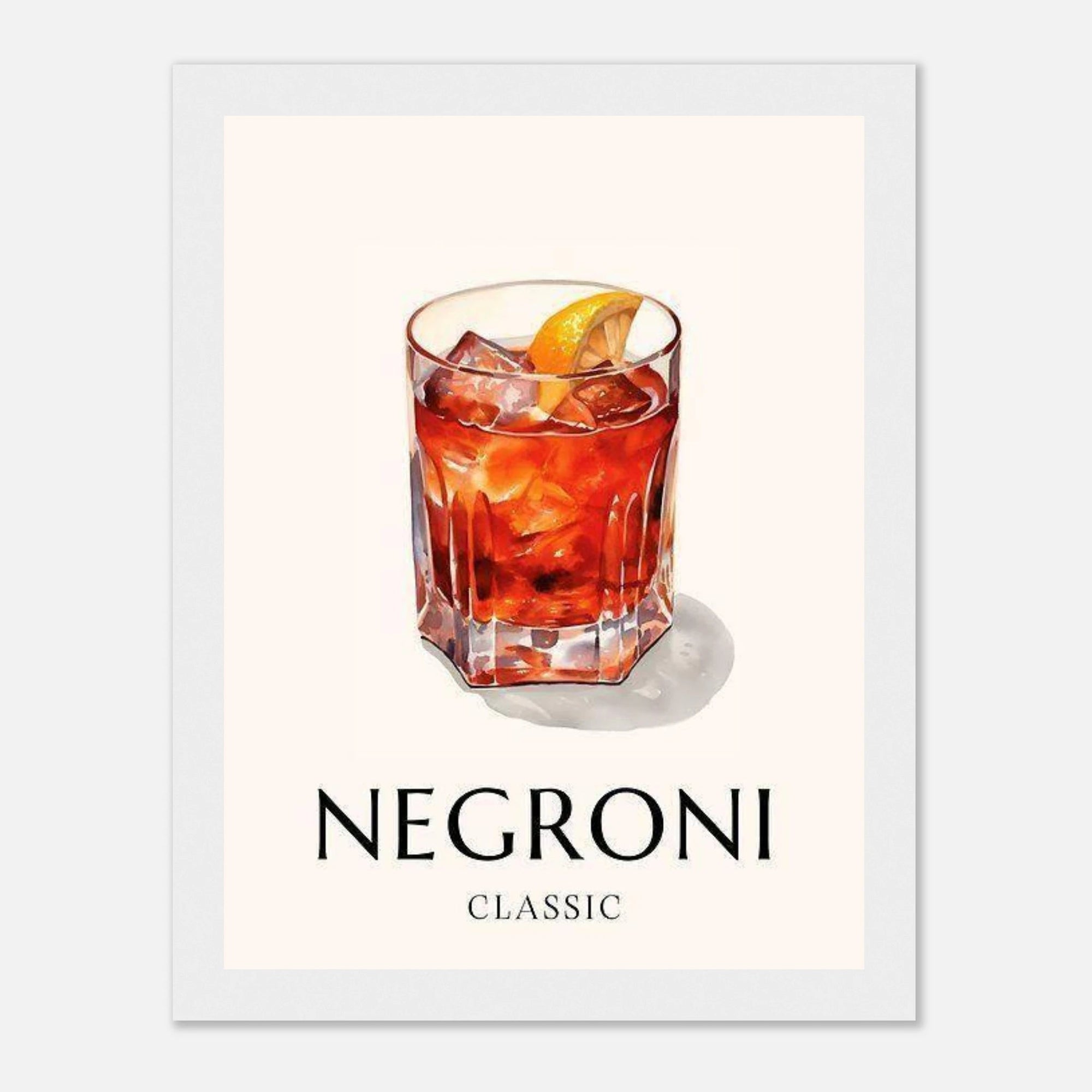 Negroni Klassisk art frame poster - SKANDINAVER