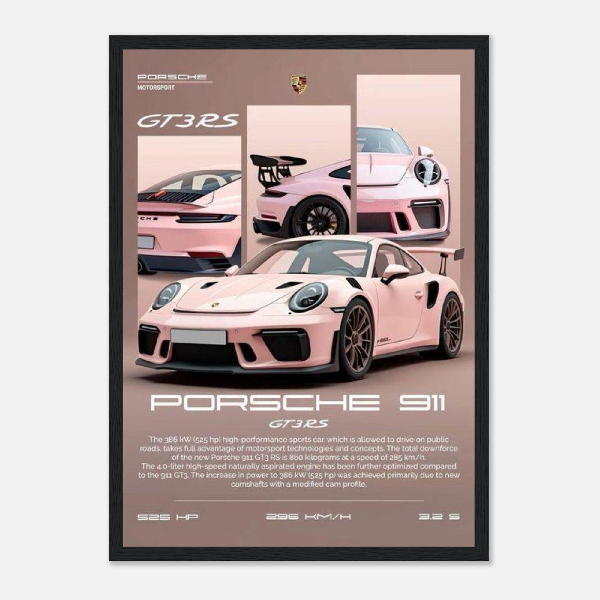 Porsche 911 GT3RS Millennial Pink - SKANDINAVER