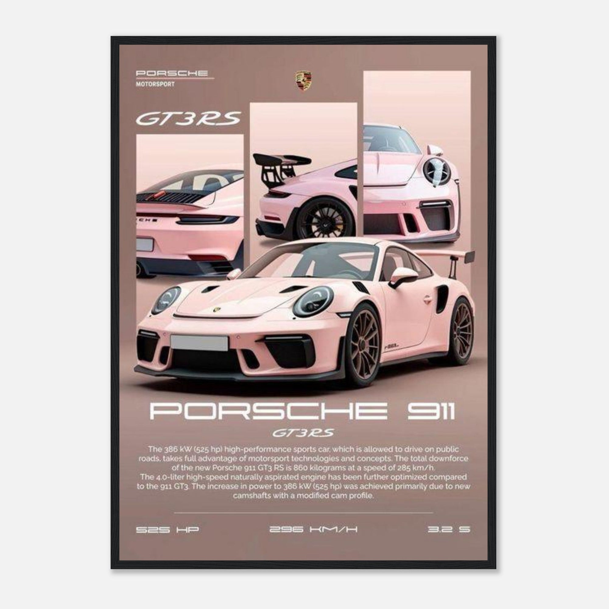 Porsche 911 GT3RS Millennial Pink - SKANDINAVER