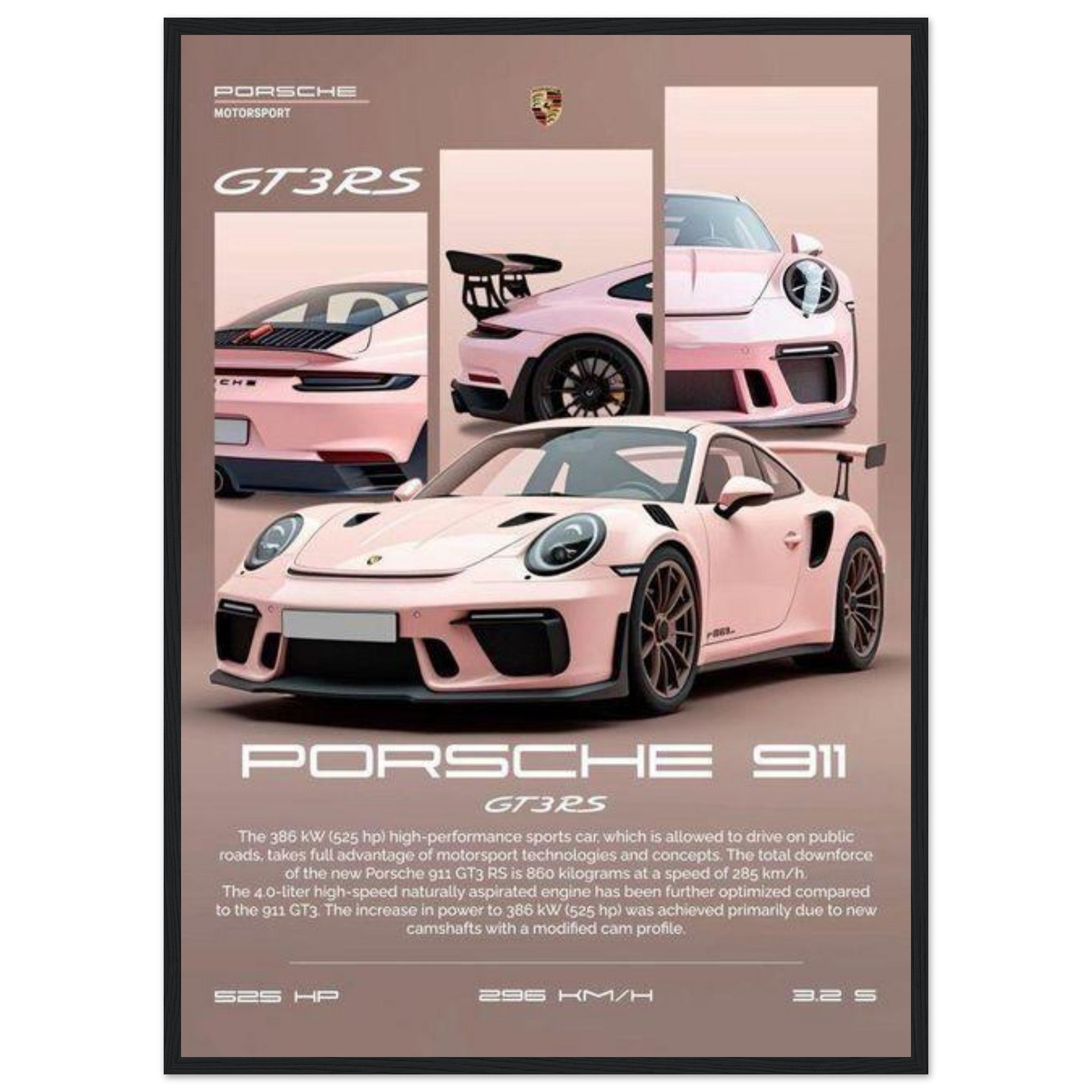 Porsche 911 GT3RS Millennial Pink - SKANDINAVER
