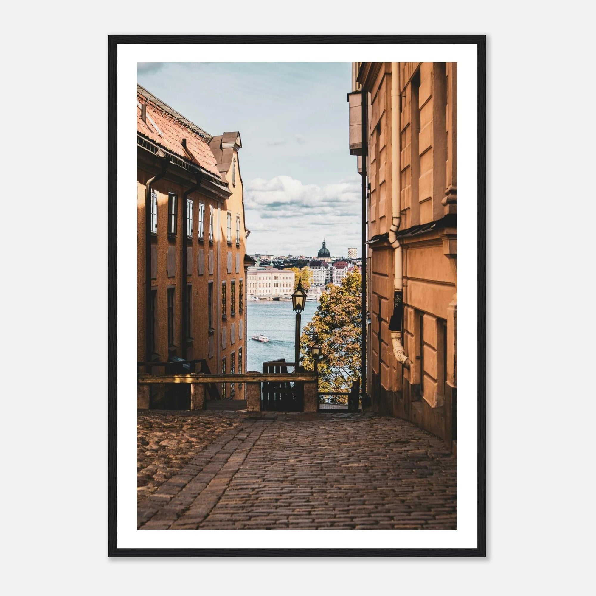 Stockholm Sommer art frame poster - SKANDINAVER
