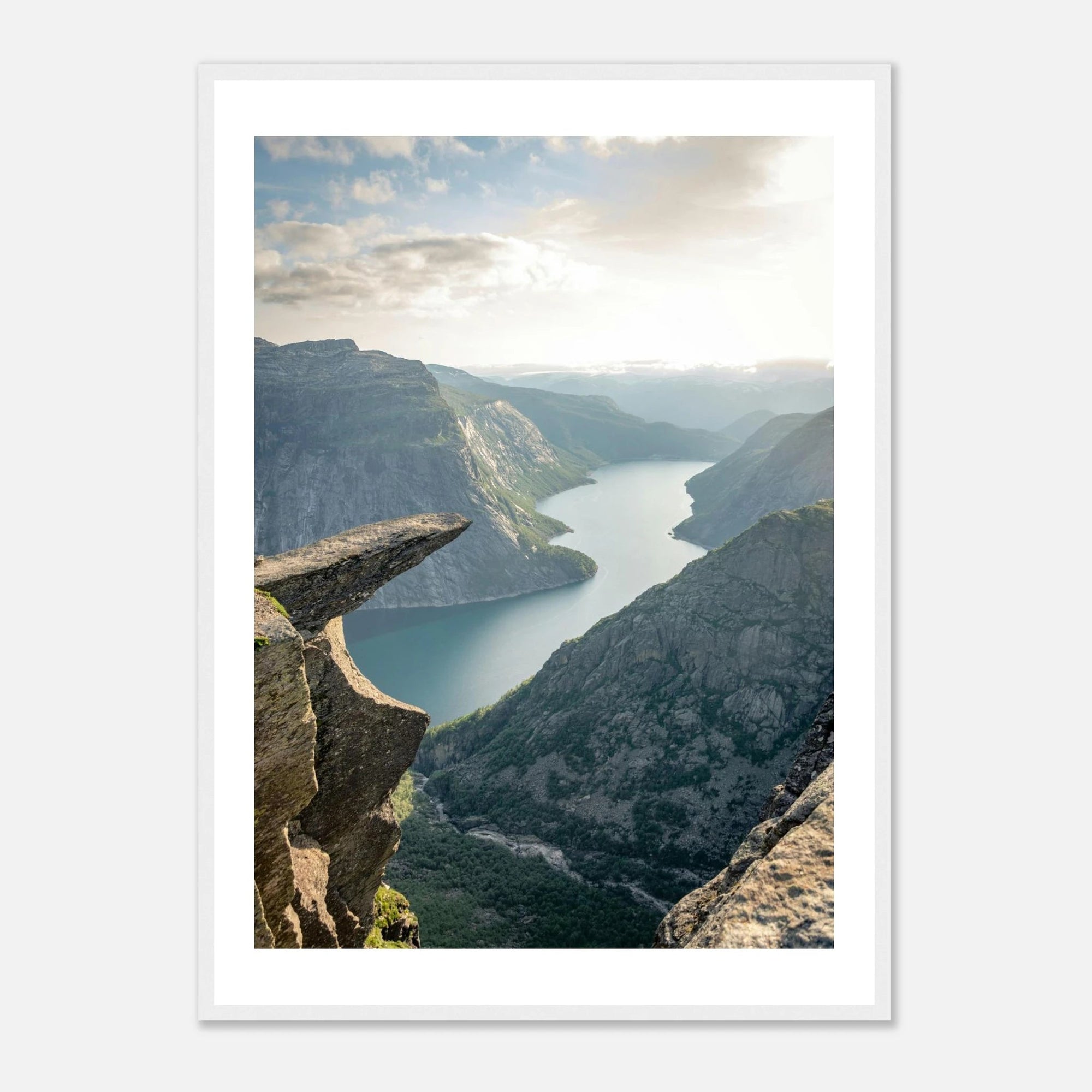 Trolltunga art frame for fashion - SKANDINAVER