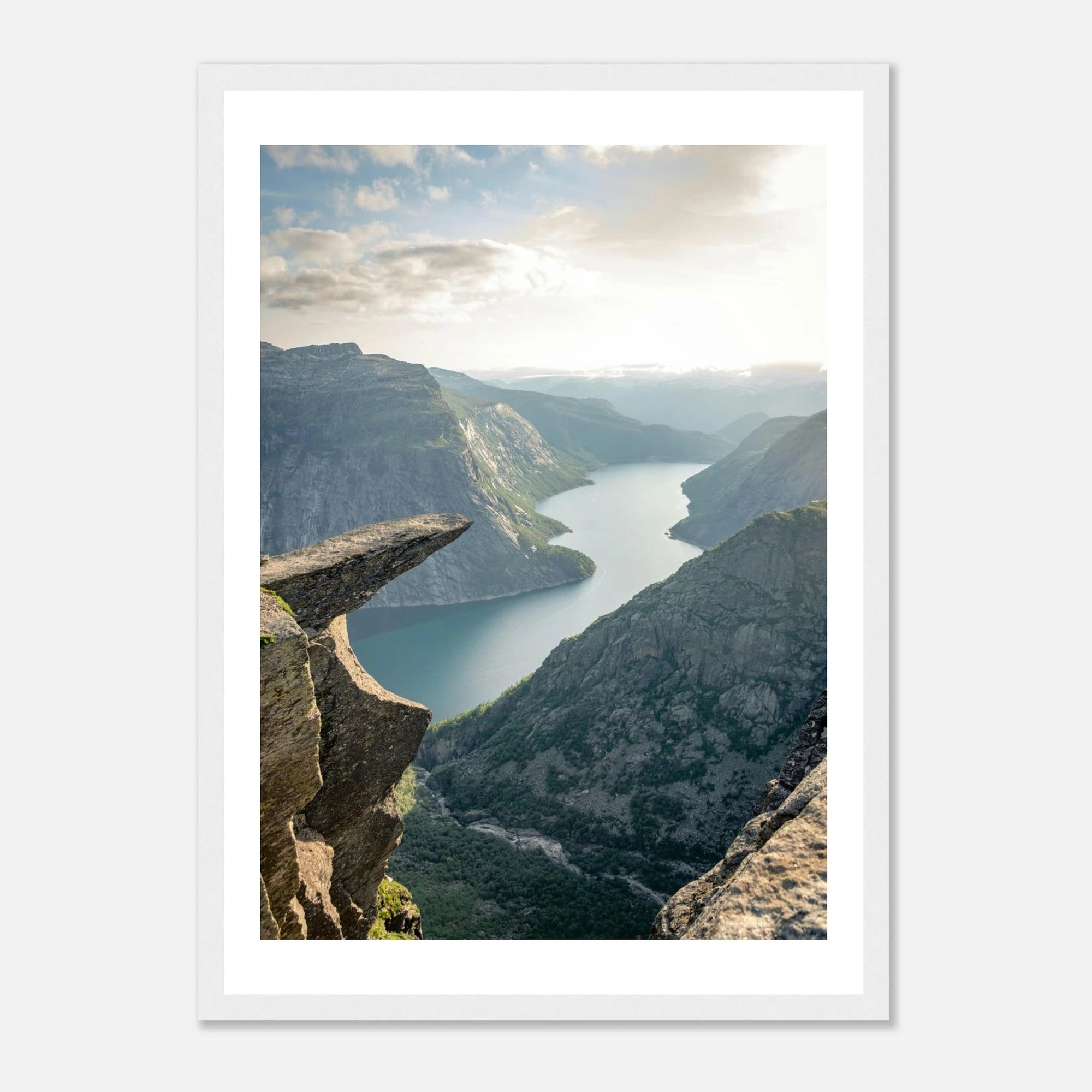 Trolltunga art frame for fashion - SKANDINAVER