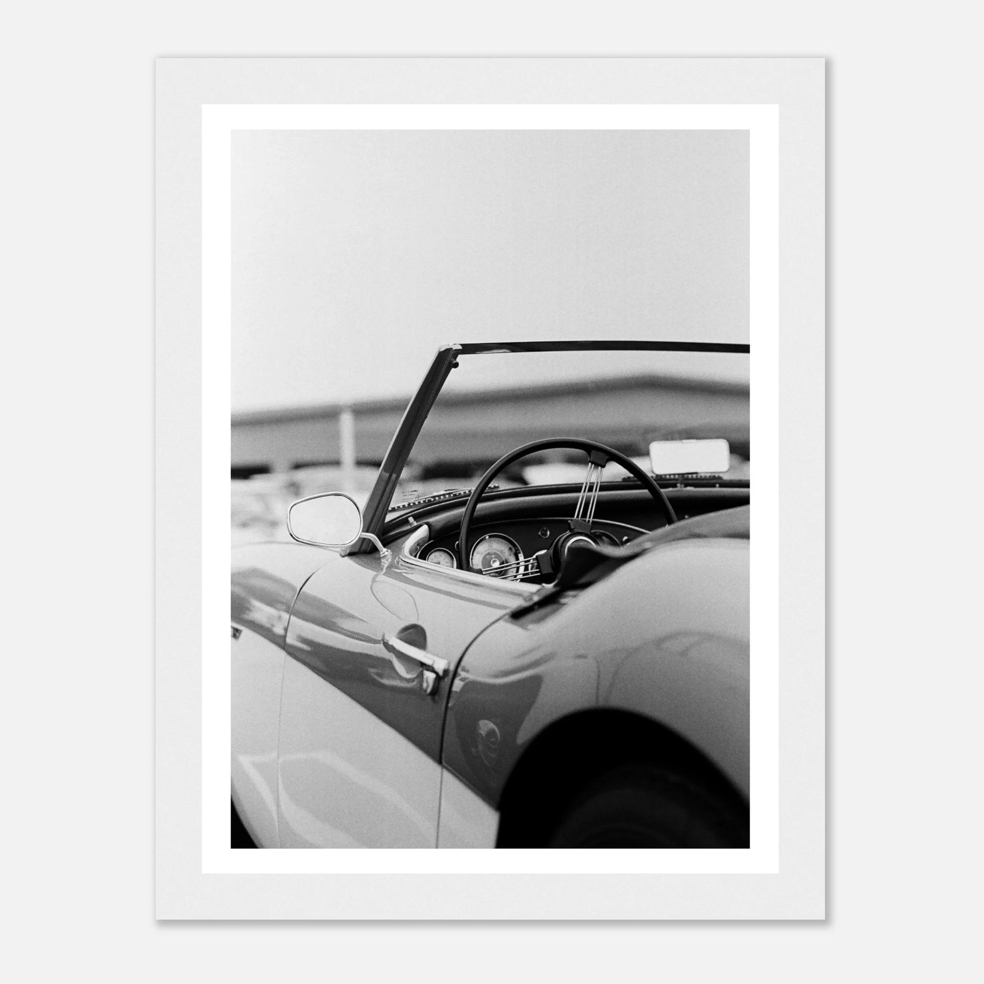 Vintage car cabriolet art frame - SKANDINAVER