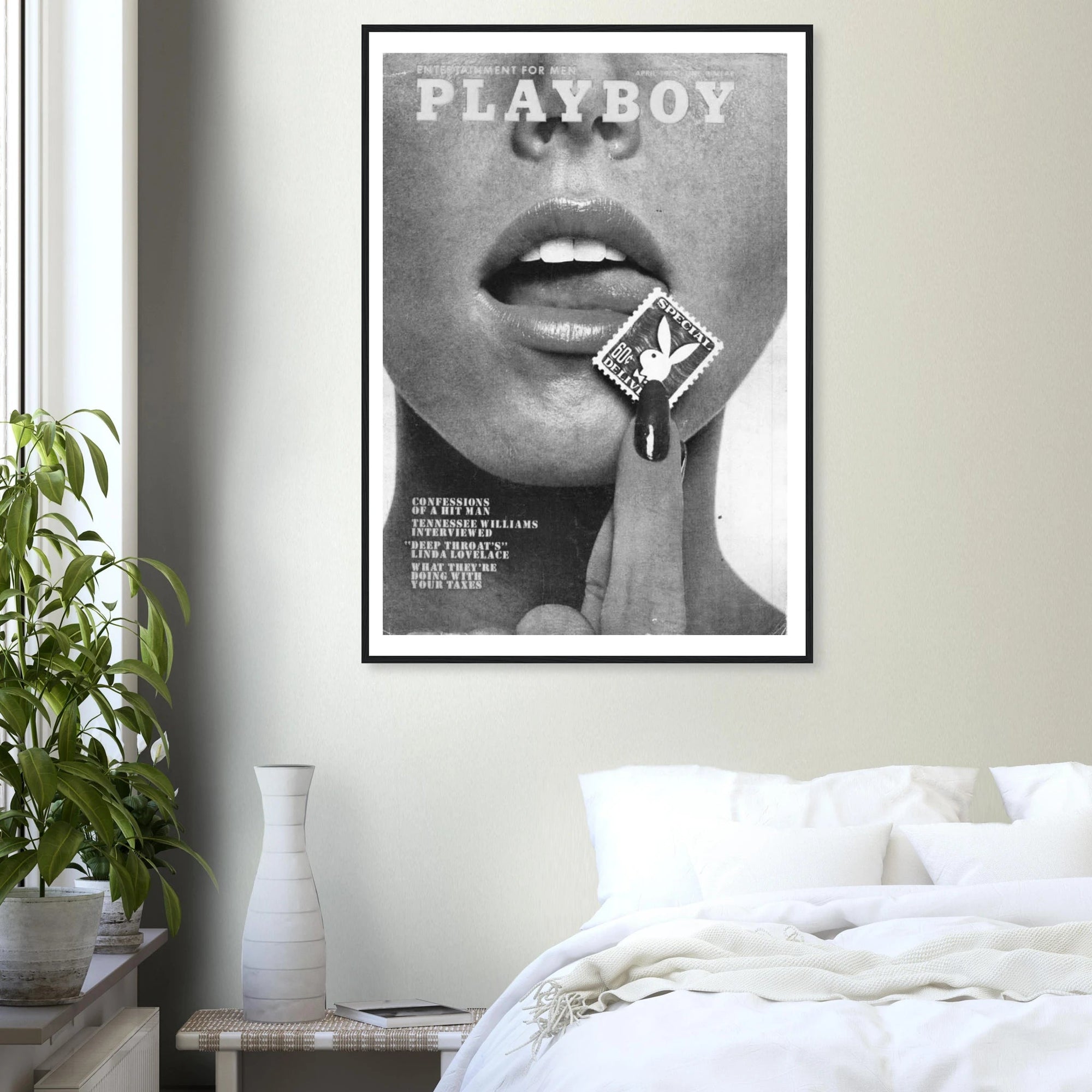Vintage Playboy art frame for fashion - SKANDINAVER
