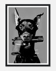 west - oslo - doberman art frame for fashion - SKANDINAVER
