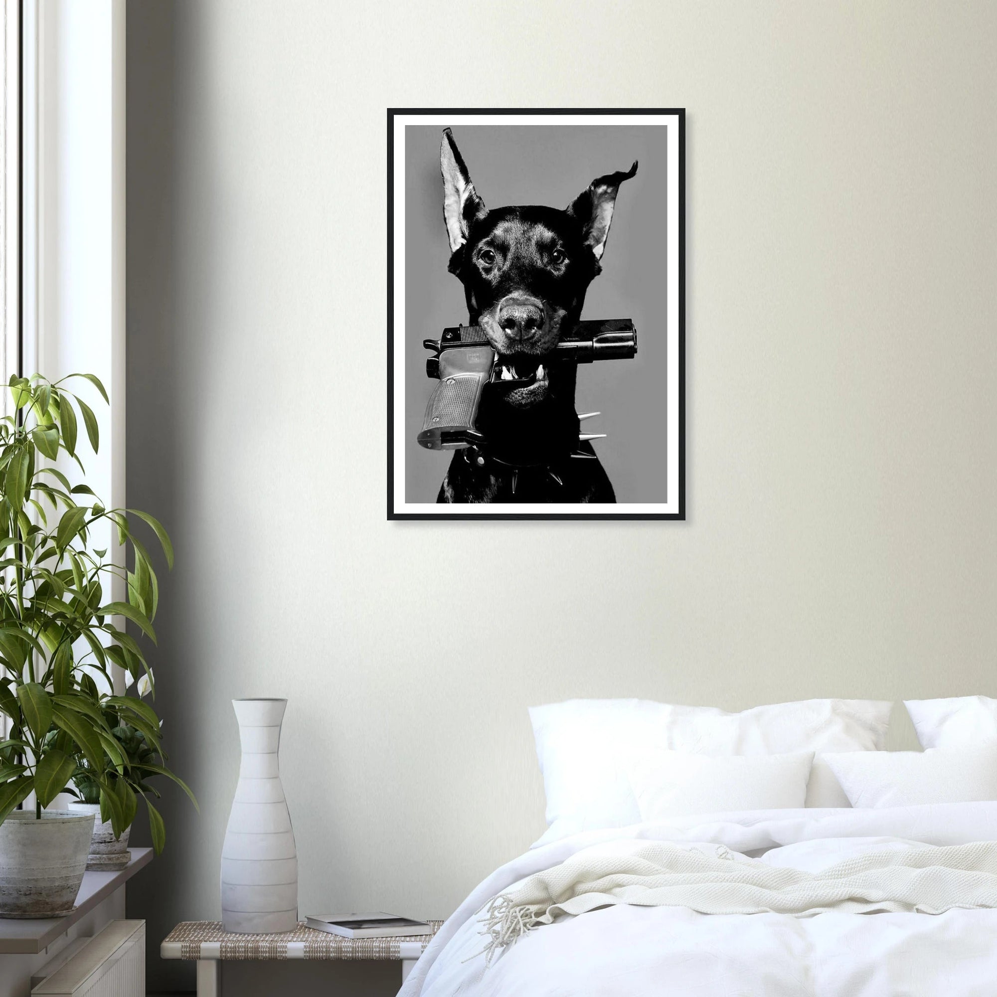 west - oslo - doberman art frame for fashion - SKANDINAVER