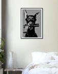 west - oslo - doberman art frame for fashion - SKANDINAVER