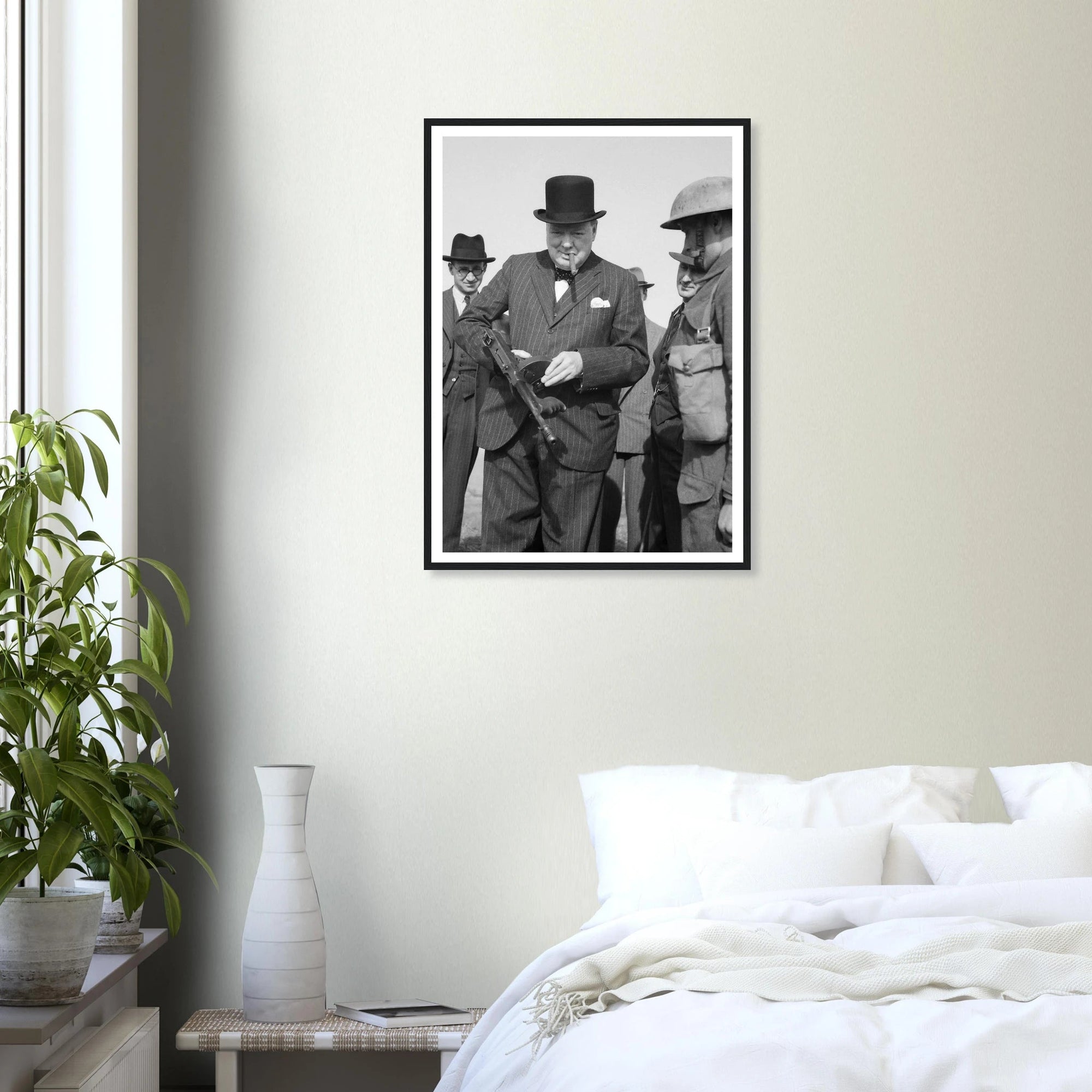 Winston Churchill wartime artwork - SKANDINAVER